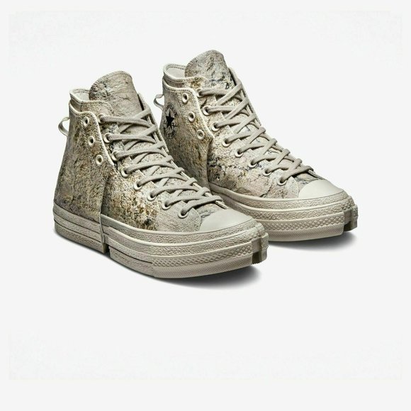 New Men Converse Chuck 70 - 2 in 1 x Feng Chen Wang 171838c Grey Shoes Sneakers - Picture 7 of 7